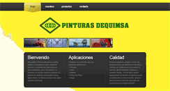 Desktop Screenshot of dequimsa.com