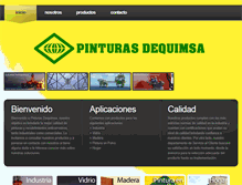 Tablet Screenshot of dequimsa.com